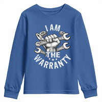 Funny I Am The Warranty Mechanic Youth Sweatshirt Race Car Parts - Wonder Print Shop