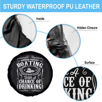 Funny Weekend Forecast Boating With A Chance Of Drinking Spare Tire Cover Pontoon Boat Captain - Wonder Print Shop