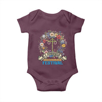 Funny I Survived Midsommar Festival Baby Onesie Sweden Summer Festival Maypole