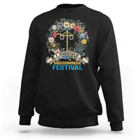 Funny I Survived Midsommar Festival Sweatshirt Sweden Summer Festival Maypole