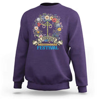 Funny I Survived Midsommar Festival Sweatshirt Sweden Summer Festival Maypole