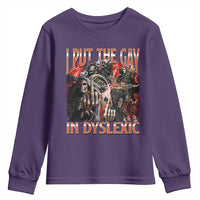 Funny I Put The Gay In Dyslexic Youth Sweatshirt Hard Skeleton Meme Bootleg