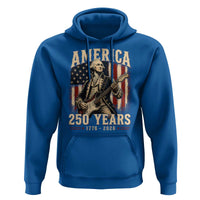 George Washington Playing Guitar 4th July US 250th Anniversary Hoodie