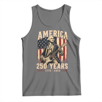 George Washington Playing Guitar 4th July US 250th Anniversary Tank Top