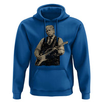 US Nation's Leader Playing Electic Rock Guitar Retro Vintage Hoodie