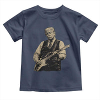US Nation's Leader Playing Electic Rock Guitar Retro Vintage Toddler T Shirt