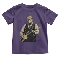 US Nation's Leader Playing Electic Rock Guitar Retro Vintage Toddler T Shirt