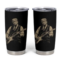 US Nation's Leader Playing Electic Rock Guitar Retro Vintage Tumbler Cup