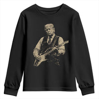 US Nation's Leader Playing Electic Rock Guitar Retro Vintage Youth Sweatshirt