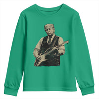 US Nation's Leader Playing Electic Rock Guitar Retro Vintage Youth Sweatshirt