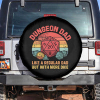 Dungeon Dad Like A Regular Dad But With More Dice Spare Tire Cover RPG Father Gamer