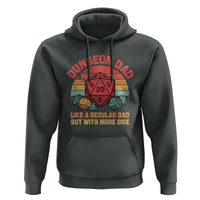 Dungeon Dad Like A Regular Dad But With More Dice Hoodie RPG Father Gamer