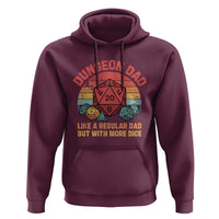 Dungeon Dad Like A Regular Dad But With More Dice Hoodie RPG Father Gamer