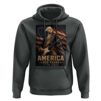 George Washington Playing Guitar USA 250th Anniversary Vintage 4th of July Hoodie