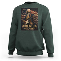 George Washington Playing Guitar USA 250th Anniversary Vintage 4th of July Sweatshirt