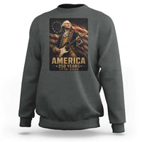 George Washington Playing Guitar USA 250th Anniversary Vintage 4th of July Sweatshirt