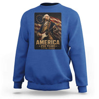George Washington Playing Guitar USA 250th Anniversary Vintage 4th of July Sweatshirt