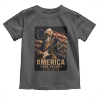 George Washington Playing Guitar USA 250th Anniversary Vintage 4th of July Toddler T Shirt