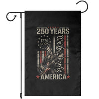 Abraham Lincoln Playing Guitar 4th July 250 Years America Garden Flag