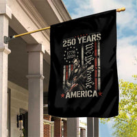Abraham Lincoln Playing Guitar 4th July 250 Years America Garden Flag