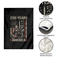 Abraham Lincoln Playing Guitar 4th July 250 Years America Garden Flag