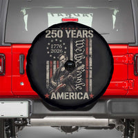 Abraham Lincoln Playing Guitar 4th July 250 Years America Spare Tire Cover