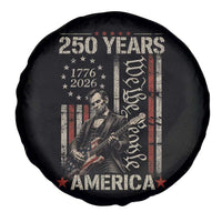 Abraham Lincoln Playing Guitar 4th July 250 Years America Spare Tire Cover