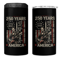 Abraham Lincoln Playing Guitar 4th July 250 Years America 4 in 1 Can Cooler Tumbler