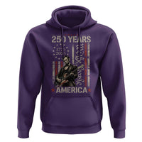Abraham Lincoln Playing Guitar 4th July 250 Years America Hoodie