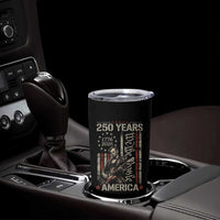Abraham Lincoln Playing Guitar 4th July 250 Years America Tumbler Cup