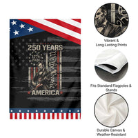 Abraham Lincoln Playing Guitar 4th July 250 Years America Patriotic Garden Flag