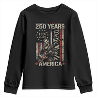 Abraham Lincoln Playing Guitar 4th July 250 Years America Youth Sweatshirt