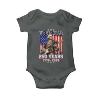 George Washington Playing Guitar 250th Anniversary USA Baby Onesie We The People 250 Years 1776 2026