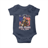 George Washington Playing Guitar 250th Anniversary USA Baby Onesie We The People 250 Years 1776 2026