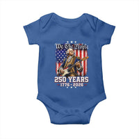 George Washington Playing Guitar 250th Anniversary USA Baby Onesie We The People 250 Years 1776 2026