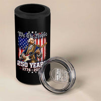 George Washington Playing Guitar 250th Anniversary USA 4 in 1 Can Cooler Tumbler We The People 250 Years 1776 2026