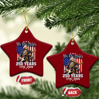George Washington Playing Guitar 250th Anniversary USA Ceramic Ornament We The People 250 Years 1776 2026