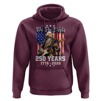 George Washington Playing Guitar 250th Anniversary USA Hoodie We The People 250 Years 1776 2026