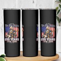 George Washington Playing Guitar 250th Anniversary USA Skinny Tumbler We The People 250 Years 1776 2026