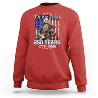 George Washington Playing Guitar 250th Anniversary USA Sweatshirt We The People 250 Years 1776 2026