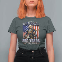 George Washington Playing Guitar 250th Anniversary USA T Shirt For Women We The People 250 Years 1776 2026