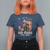 George Washington Playing Guitar 250th Anniversary USA T Shirt For Women We The People 250 Years 1776 2026