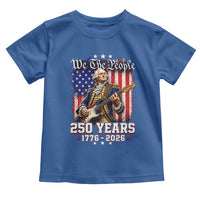 George Washington Playing Guitar 250th Anniversary USA Toddler T Shirt We The People 250 Years 1776 2026