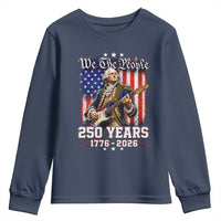 George Washington Playing Guitar 250th Anniversary USA Youth Sweatshirt We The People 250 Years 1776 2026