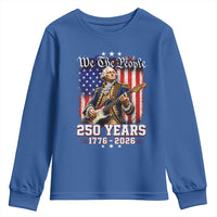 George Washington Playing Guitar 250th Anniversary USA Youth Sweatshirt We The People 250 Years 1776 2026