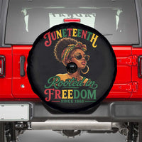 Juneteenth Rooted In Freedom Since 1865 Spare Tire Cover Black Women African American