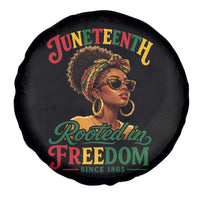 Juneteenth Rooted In Freedom Since 1865 Spare Tire Cover Black Women African American