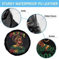 Juneteenth Rooted In Freedom Since 1865 Spare Tire Cover Black Women African American