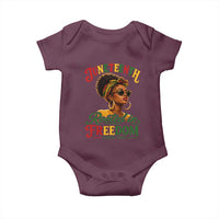 Juneteenth Rooted In Freedom Since 1865 Baby Onesie Black Women African American