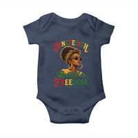 Juneteenth Rooted In Freedom Since 1865 Baby Onesie Black Women African American